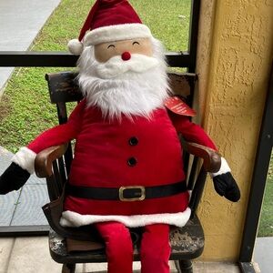 Jolly Red Santa Claus Plush